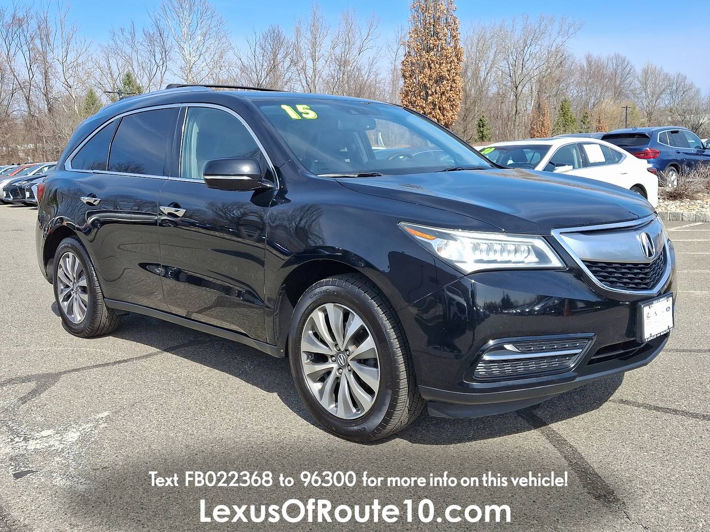 2015 Acura MDX Technology with Entertainment Package — SUV — 93,375 mi — Whippany, NJ