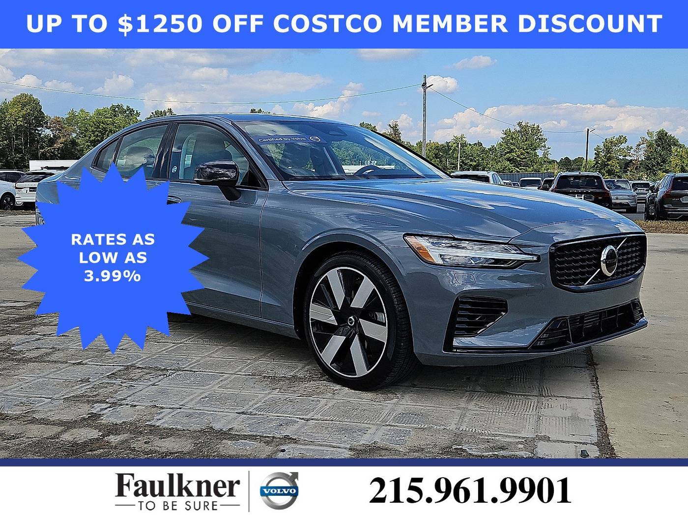2023 Volvo S60 Recharge Core — Sedan — 7,469 mi — Trevose, PA