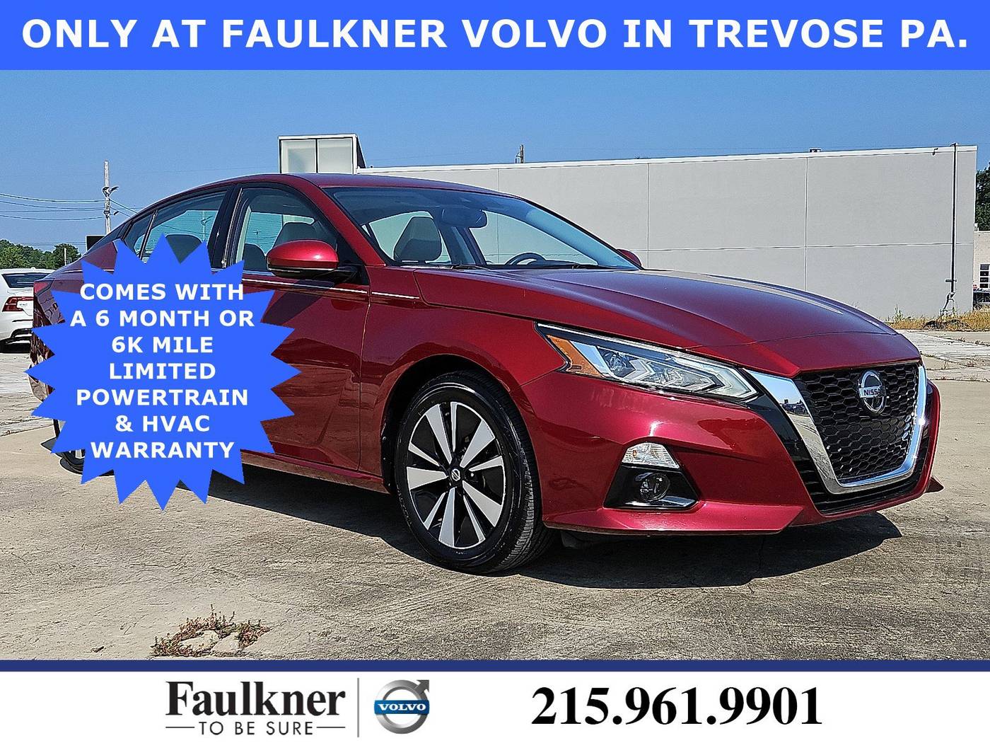 2020 Nissan Altima SL — Sedan — 34,365 mi — Trevose, PA