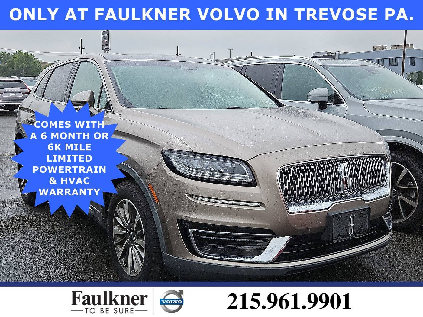 2019 Lincoln Nautilus Select — SUV — 53,715 mi — Trevose, PA