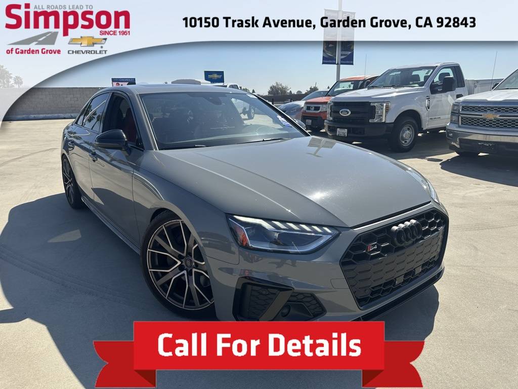 2020 Audi S4 Premium Plus — Sedan — 49,258 mi — Garden Grove, CA
