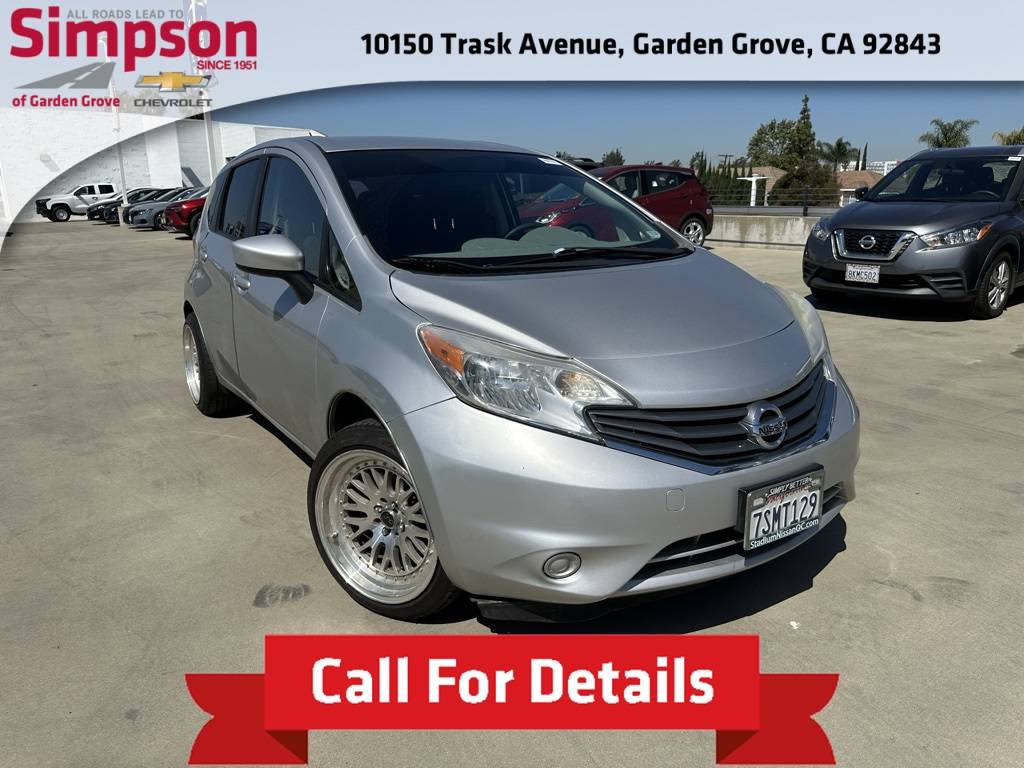 2015 Nissan Versa 1.6 S Plus — Hatchback — 81,727 mi — Garden Grove, CA