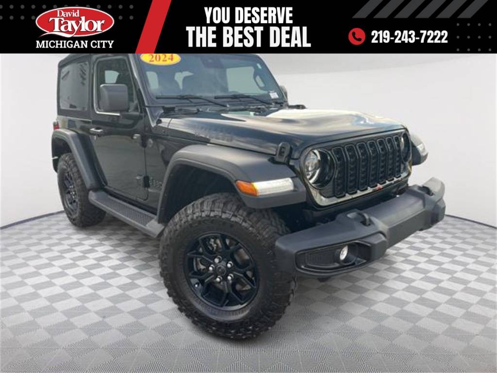 2024 Jeep Wrangler Willys — SUV — 16,609 mi — Michigan City, IN