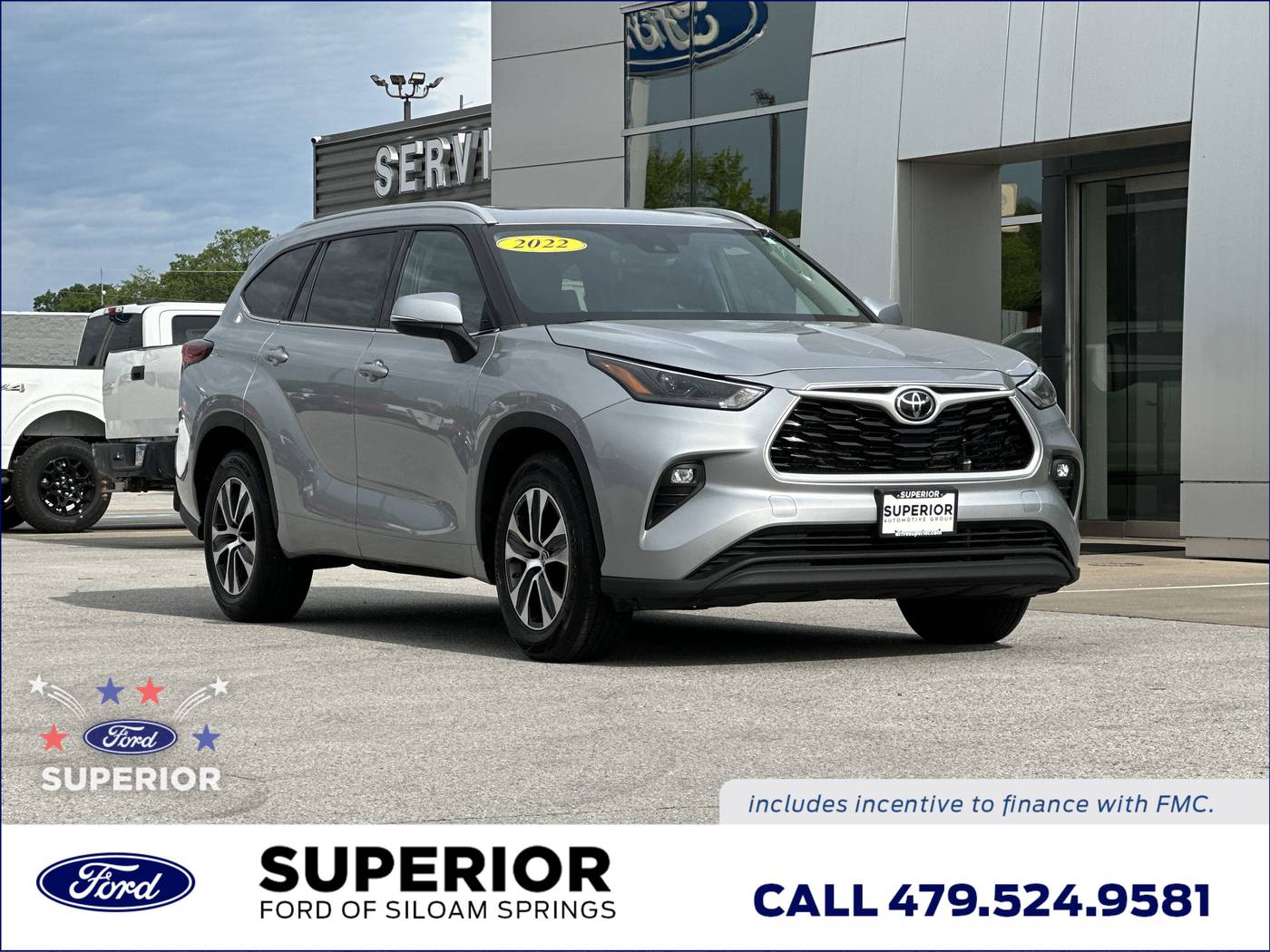 2022 Toyota Highlander XLE — SUV — 77,853 mi — Siloam Springs, AR