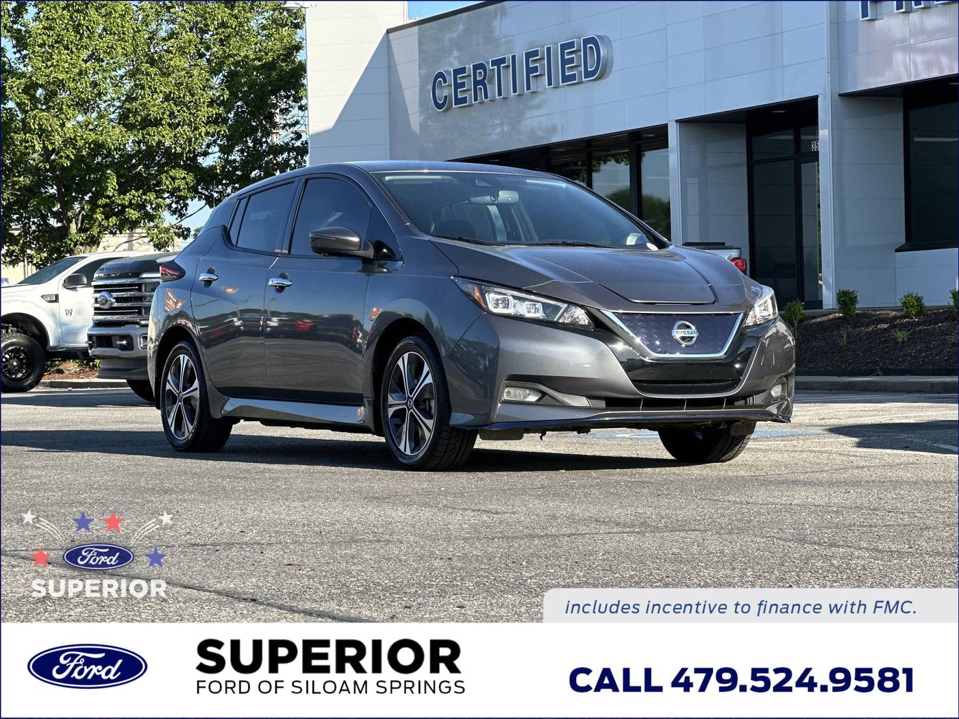 2022 Nissan LEAF SL PLUS — Hatchback — 58,310 mi — Siloam Springs, AR