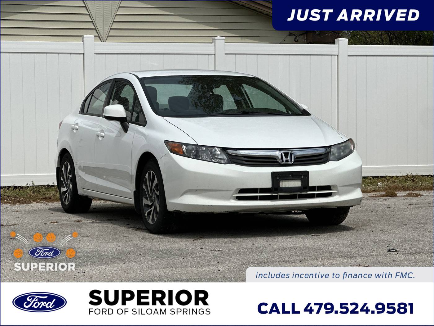 2012 Honda Civic LX — Sedan — 209,789 mi — Siloam Springs, AR