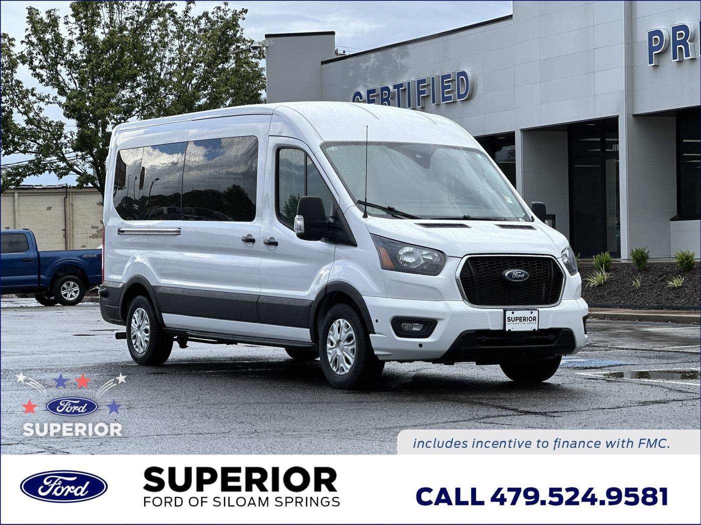 2024 Ford Transit Passenger Wagon T-350 XL — Passenger Van — 13,472 mi — Siloam Springs, AR