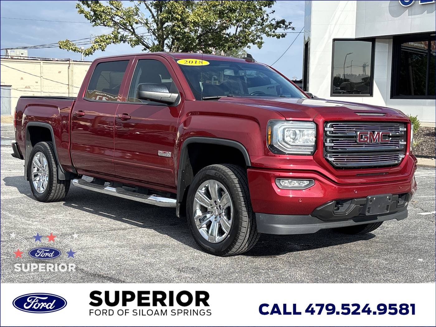2018 GMC Sierra 1500 SLT — Pickup Truck — 93,673 mi — Siloam Springs, AR