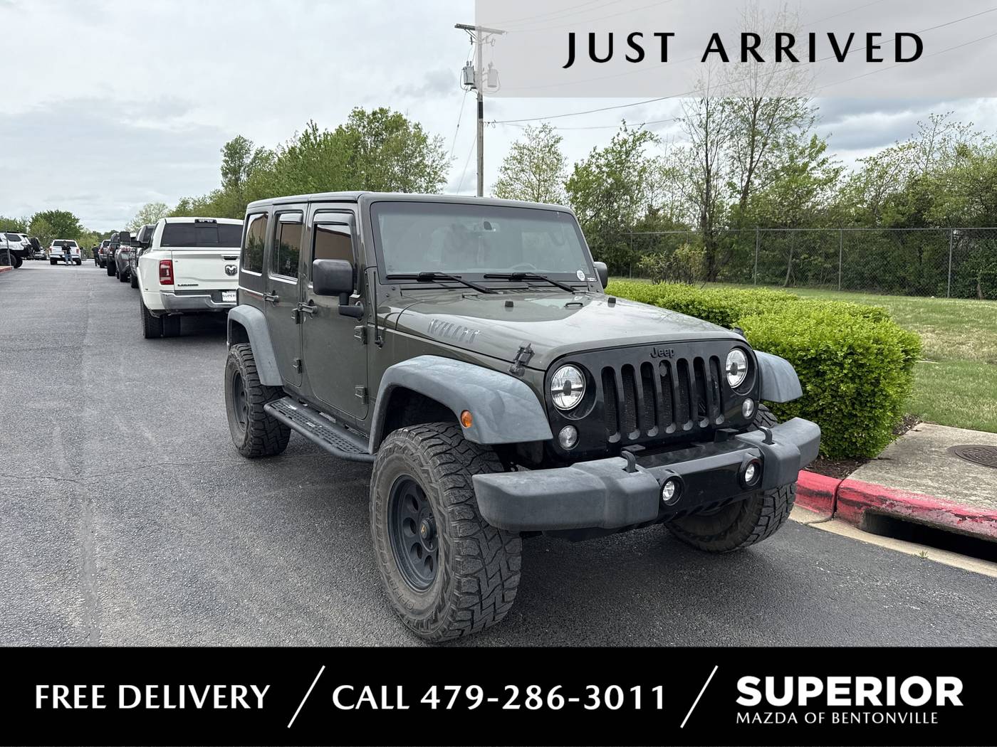 2015 Jeep Wrangler Willys Wheeler — SUV — 89,588 mi — Bentonville, AR