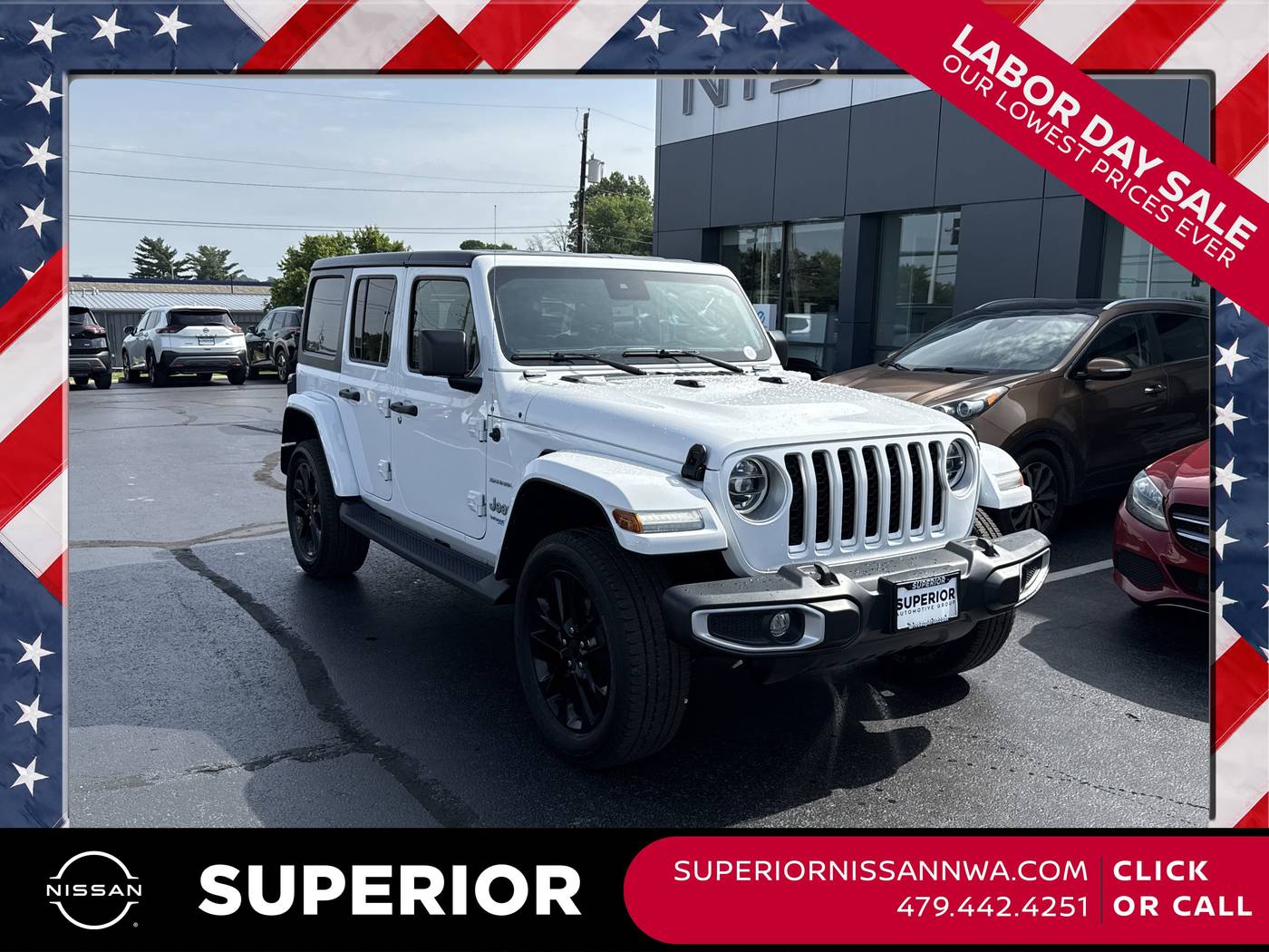 2021 Jeep Wrangler Sahara 4xe — SUV — 78,296 mi — Fayetteville, AR