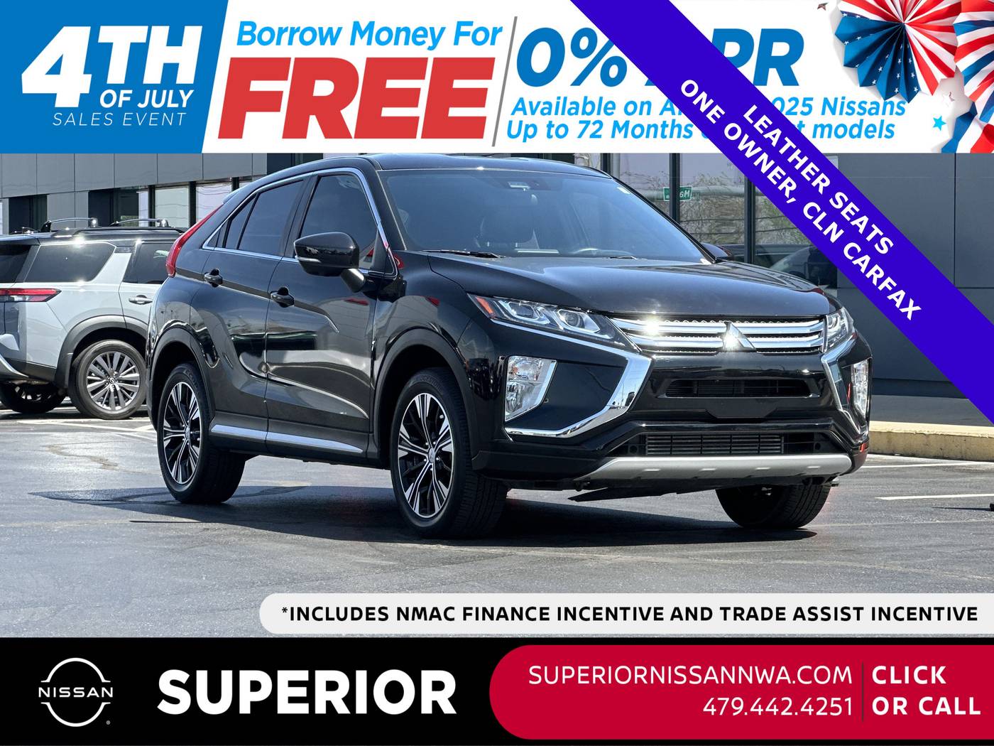 2020 Mitsubishi Eclipse Cross SEL — SUV — 31,330 mi — Fayetteville, AR