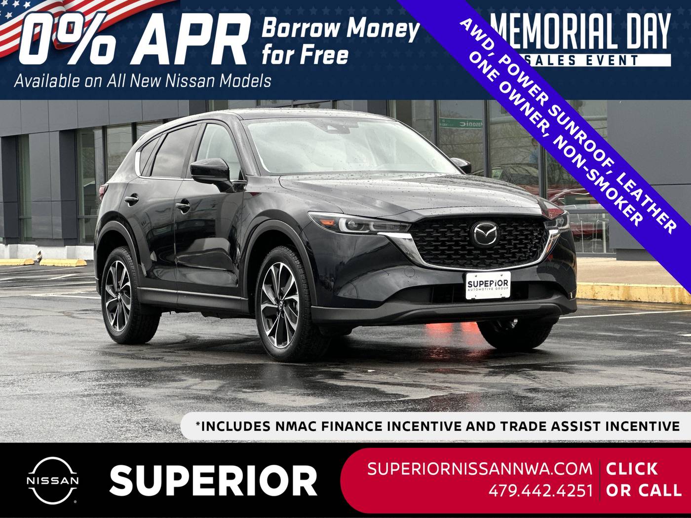 2023 Mazda CX-5 2.5 S Premium — SUV — 34,813 mi — Fayetteville, AR