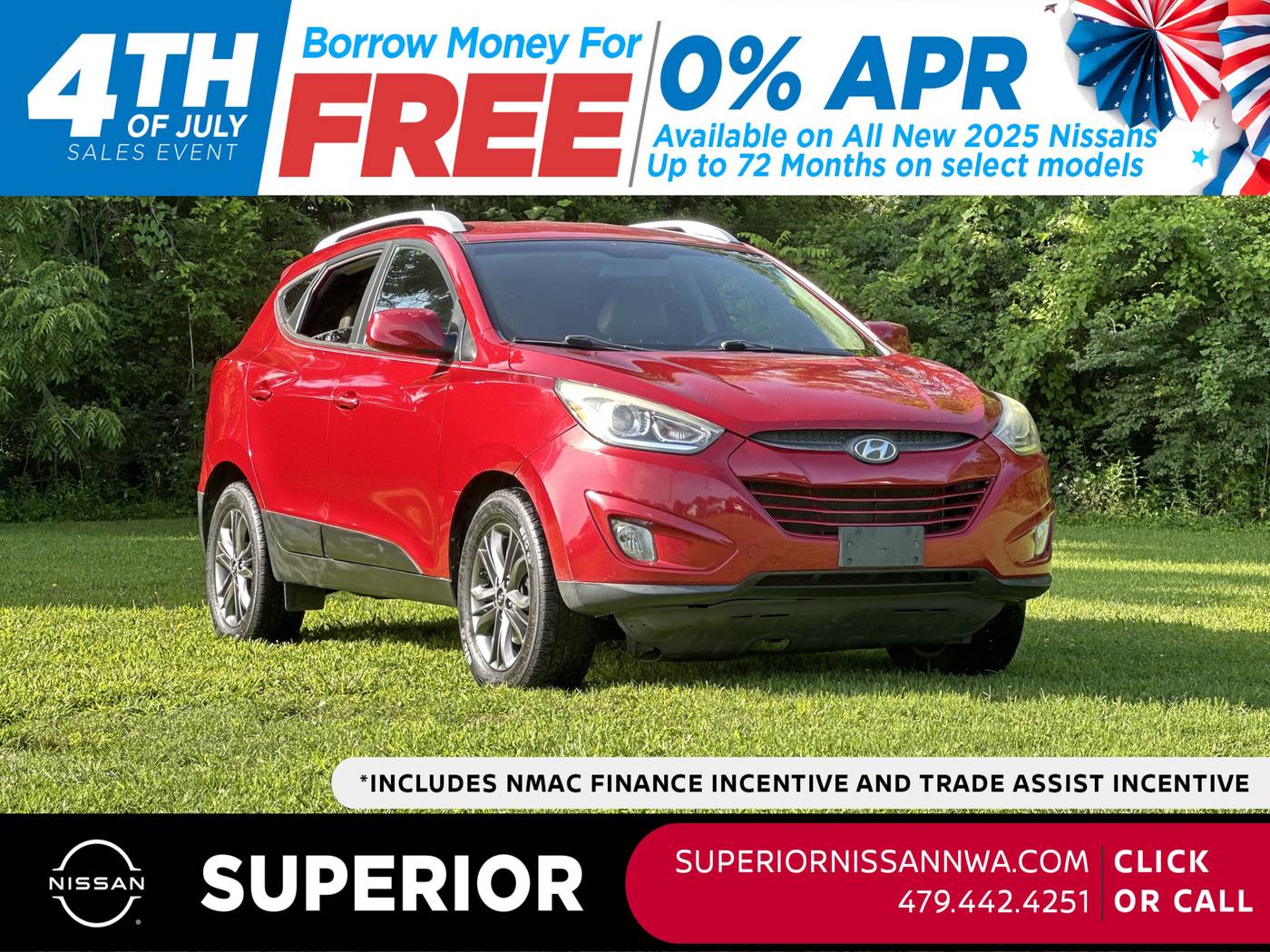 2015 Hyundai Tucson SE — SUV — 111,373 mi — Fayetteville, AR