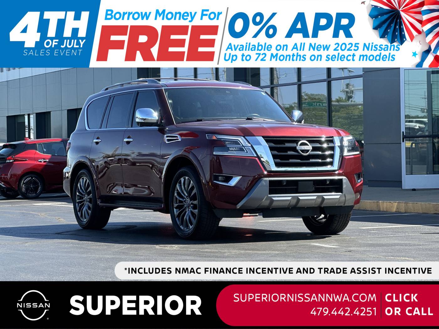 2023 Nissan Armada Platinum — SUV — 30,919 mi — Fayetteville, AR