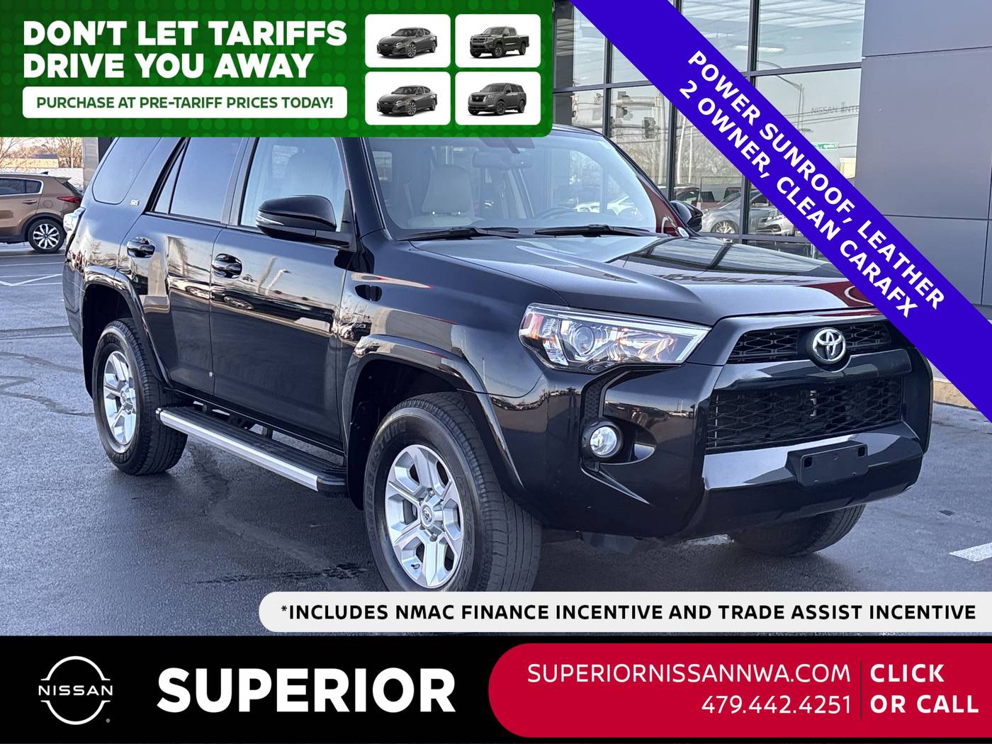 2015 Toyota 4Runner SR5 — SUV — 165,495 mi — Fayetteville, AR