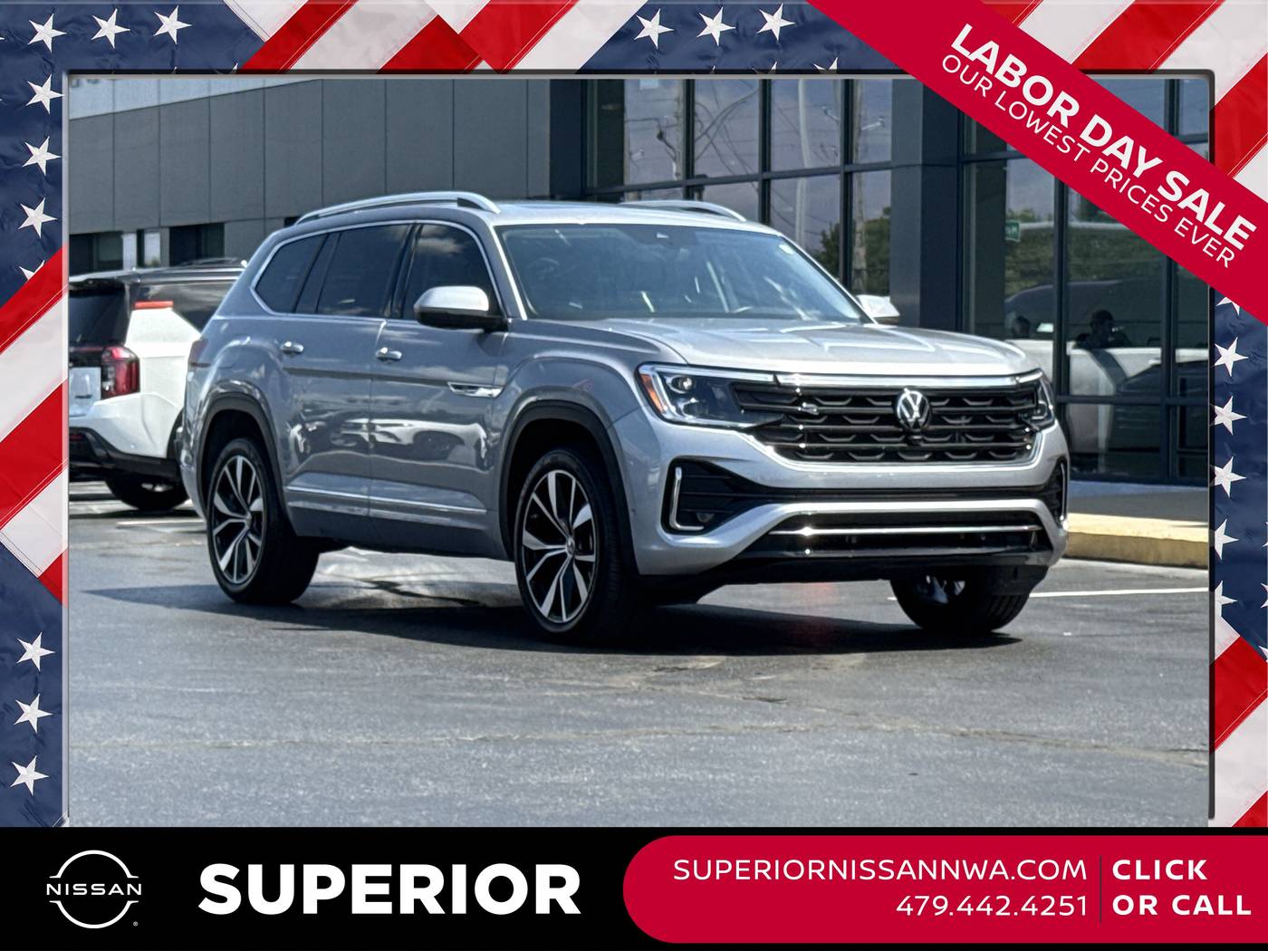 2024 Volkswagen Atlas SEL Premium R-Line — SUV — 12,086 mi — Fayetteville, AR