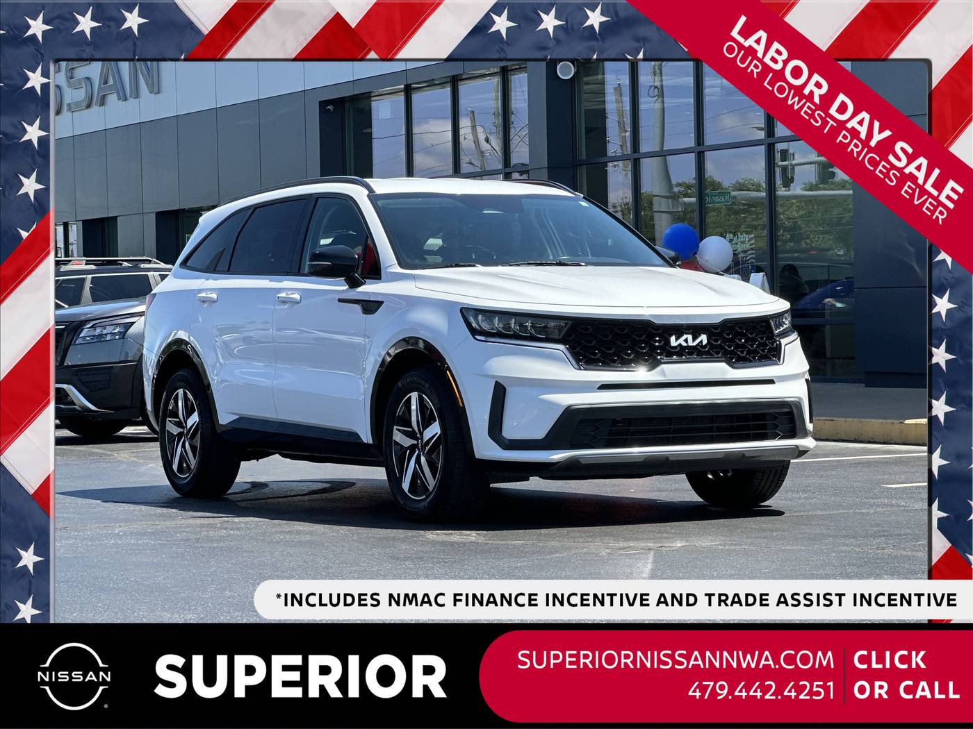 2022 Kia Sorento S — SUV — 53,954 mi — Fayetteville, AR