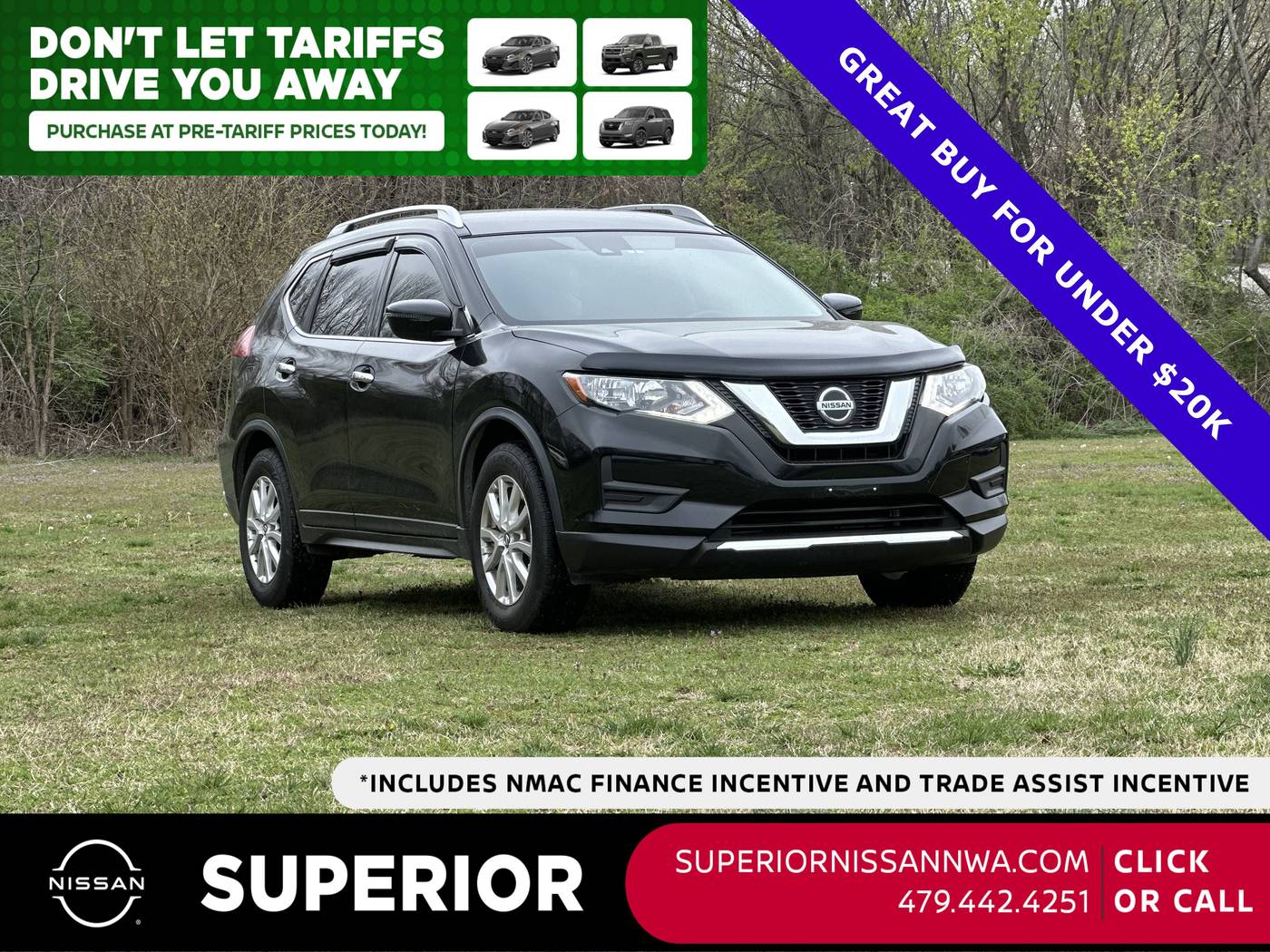 2020 Nissan Rogue SV — SUV — 54,383 mi — Fayetteville, AR