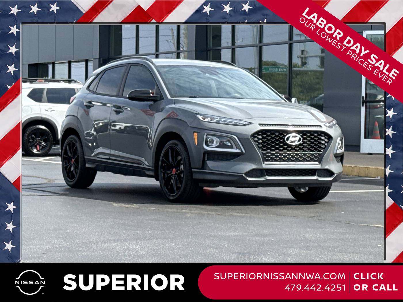 2021 Hyundai Kona NIGHT — SUV — 60,911 mi — Fayetteville, AR
