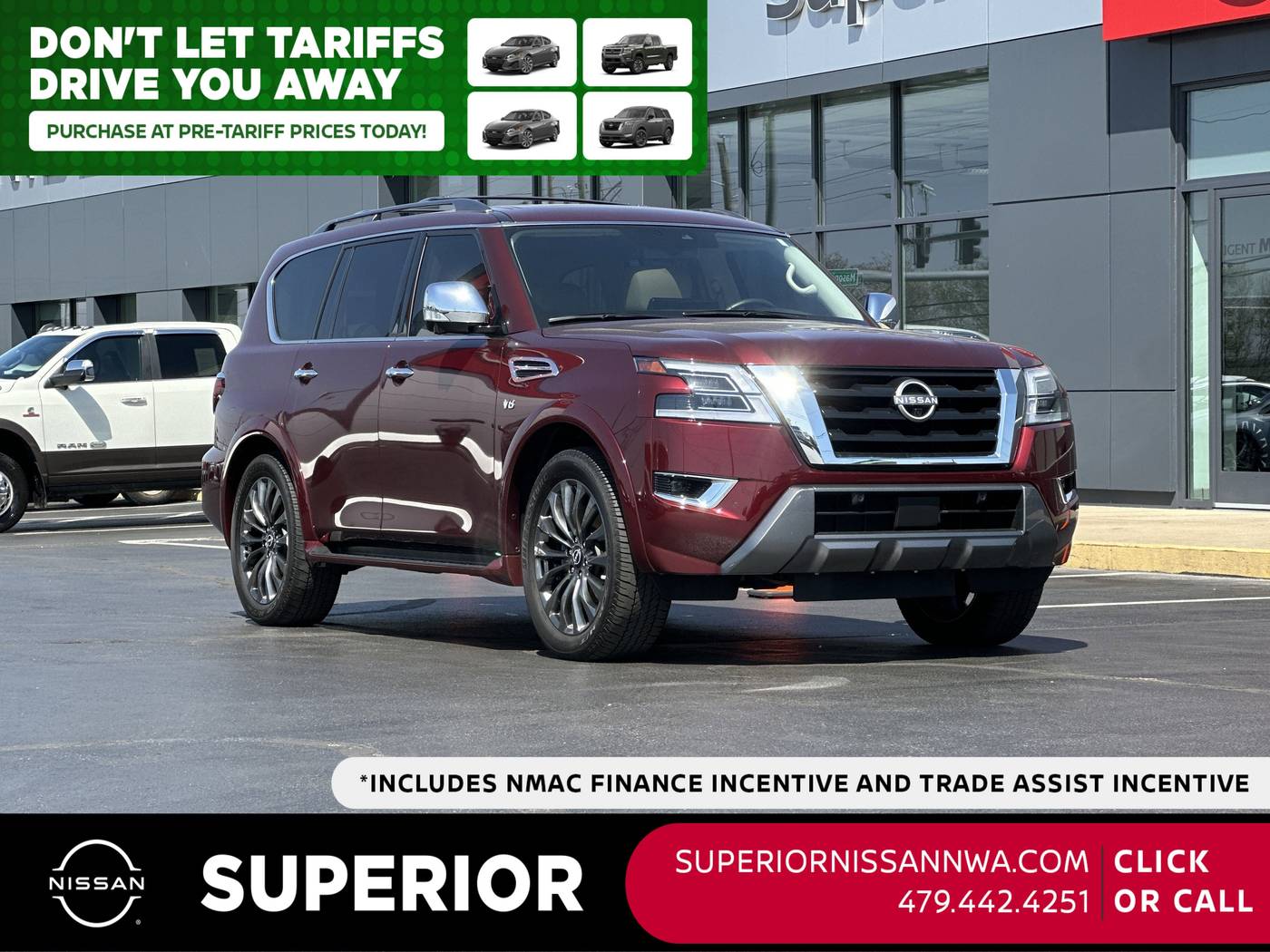2022 Nissan Armada Platinum — SUV — 22,028 mi — Fayetteville, AR