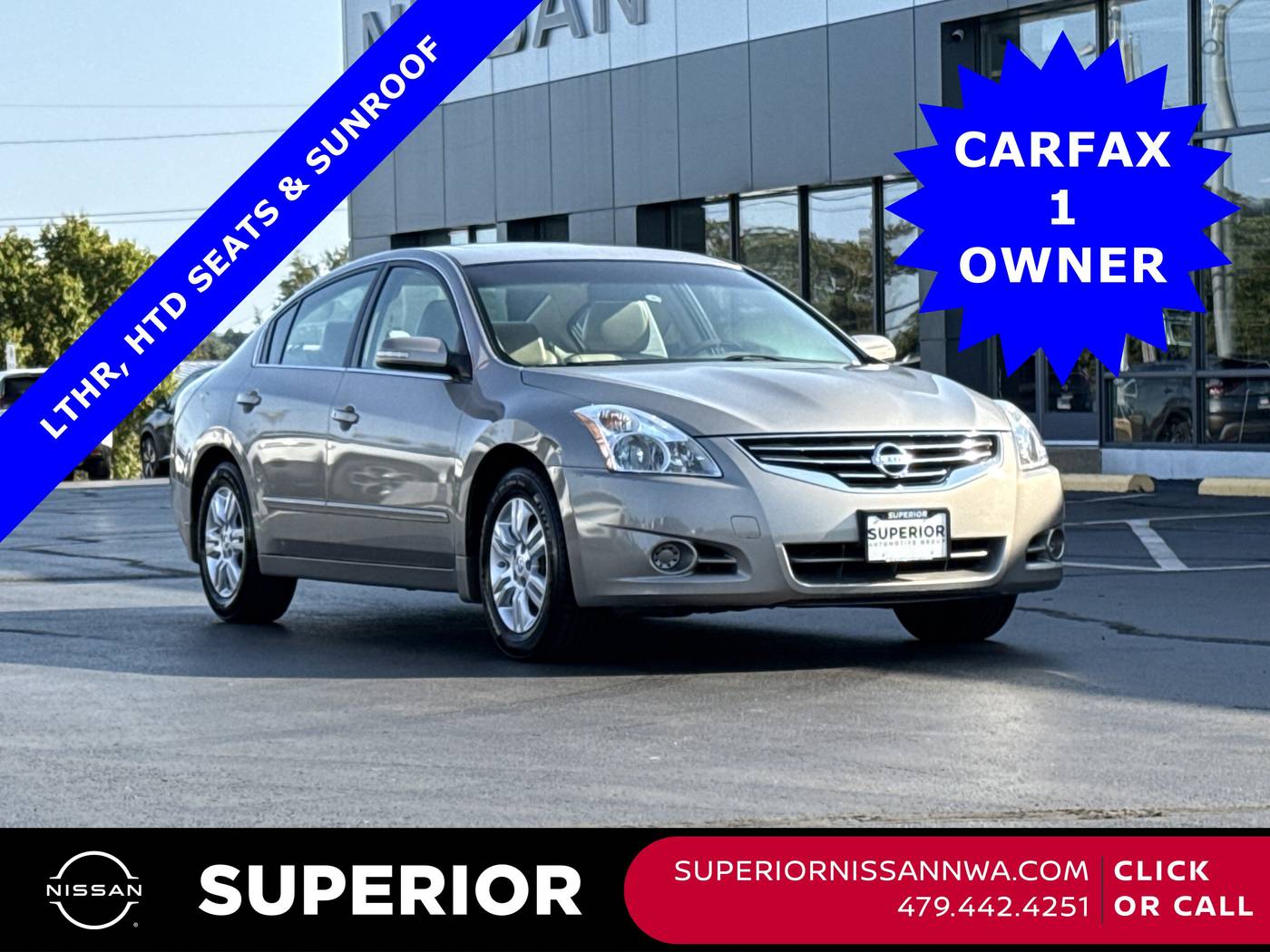 2012 Nissan Altima 2.5 SL — Sedan — 82,179 mi — Fayetteville, AR