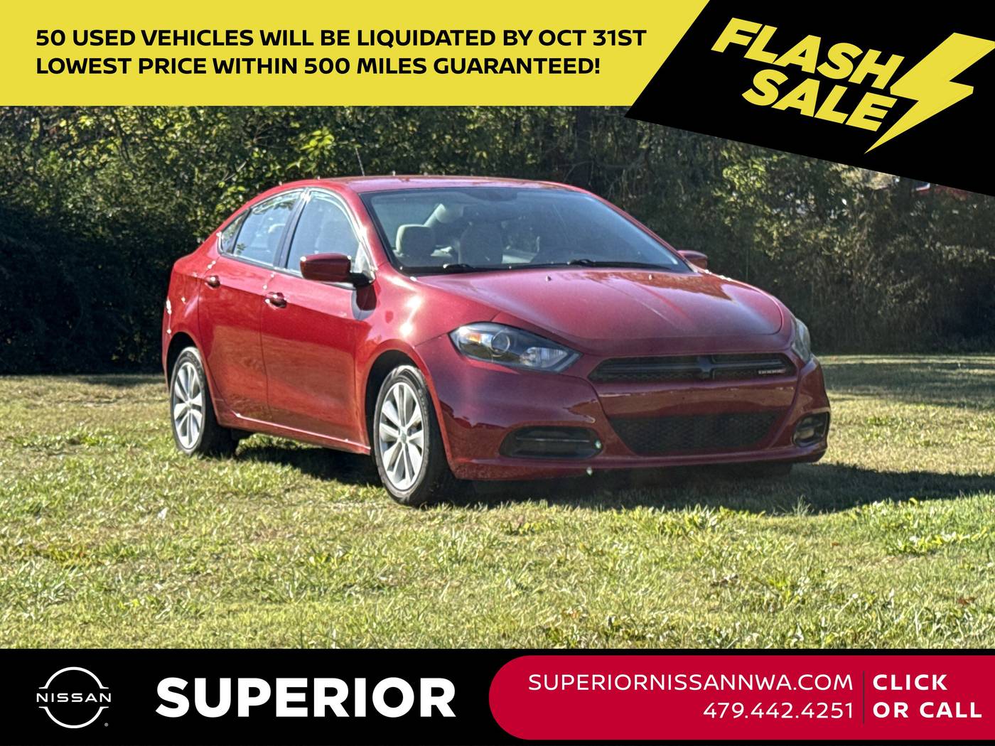 2014 Dodge Dart SXT — Sedan — 70,302 mi — Fayetteville, AR