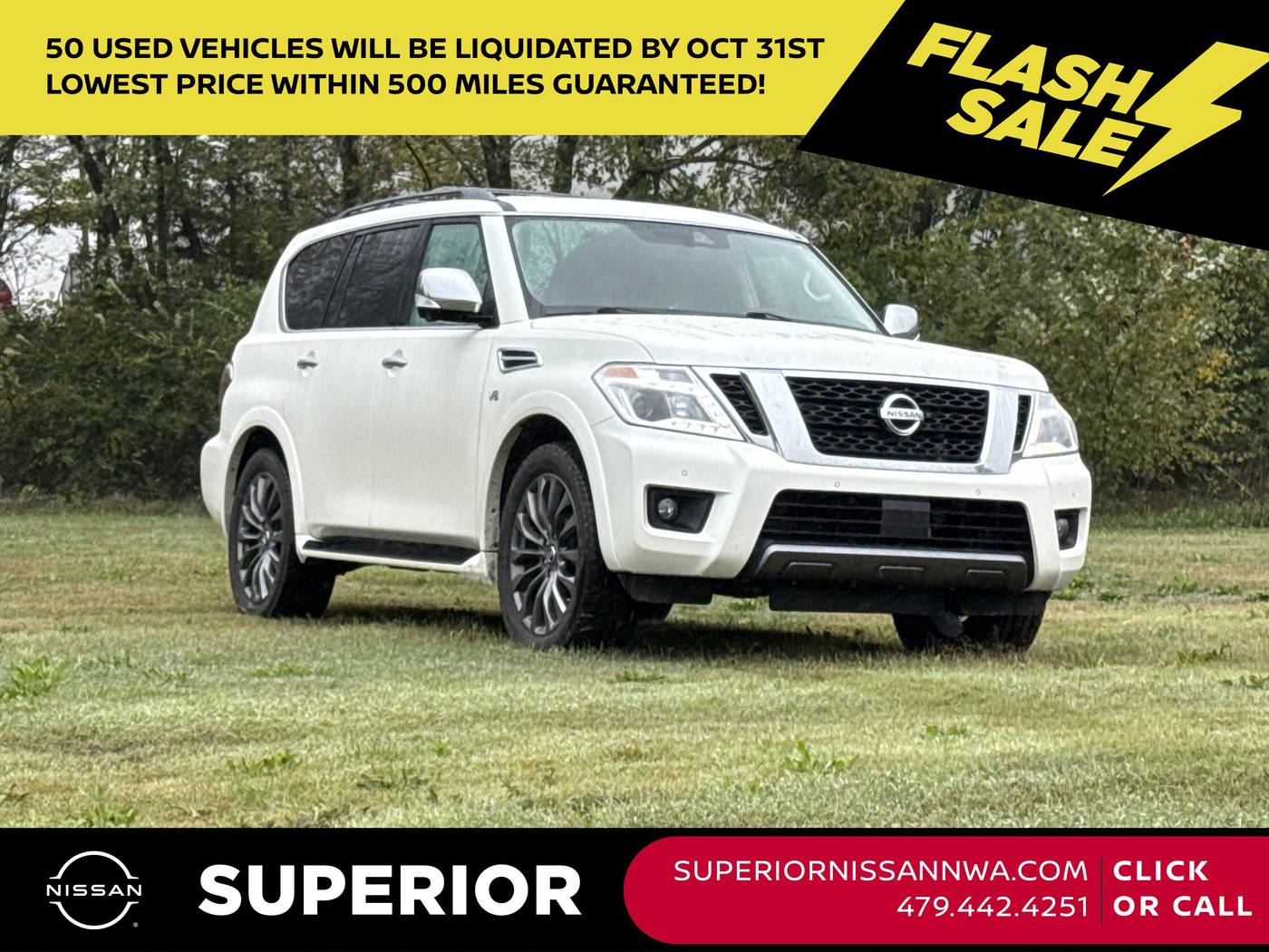 2020 Nissan Armada Platinum — SUV — 78,756 mi — Fayetteville, AR
