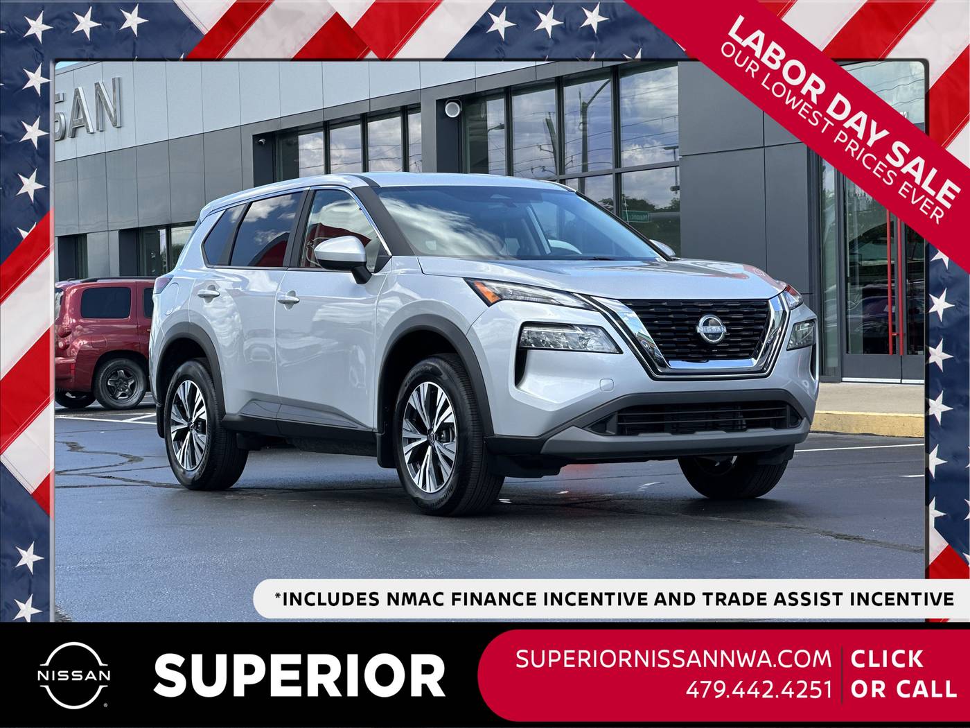 2023 Nissan Rogue SV — SUV — 4,550 mi — Fayetteville, AR