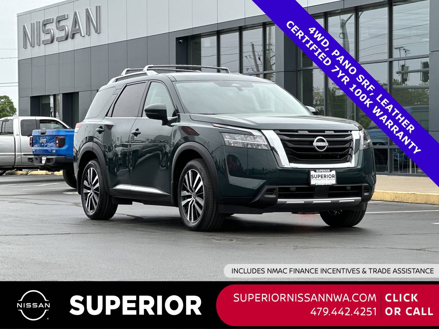 2023 Nissan Pathfinder Platinum — SUV — 22,284 mi — Fayetteville, AR