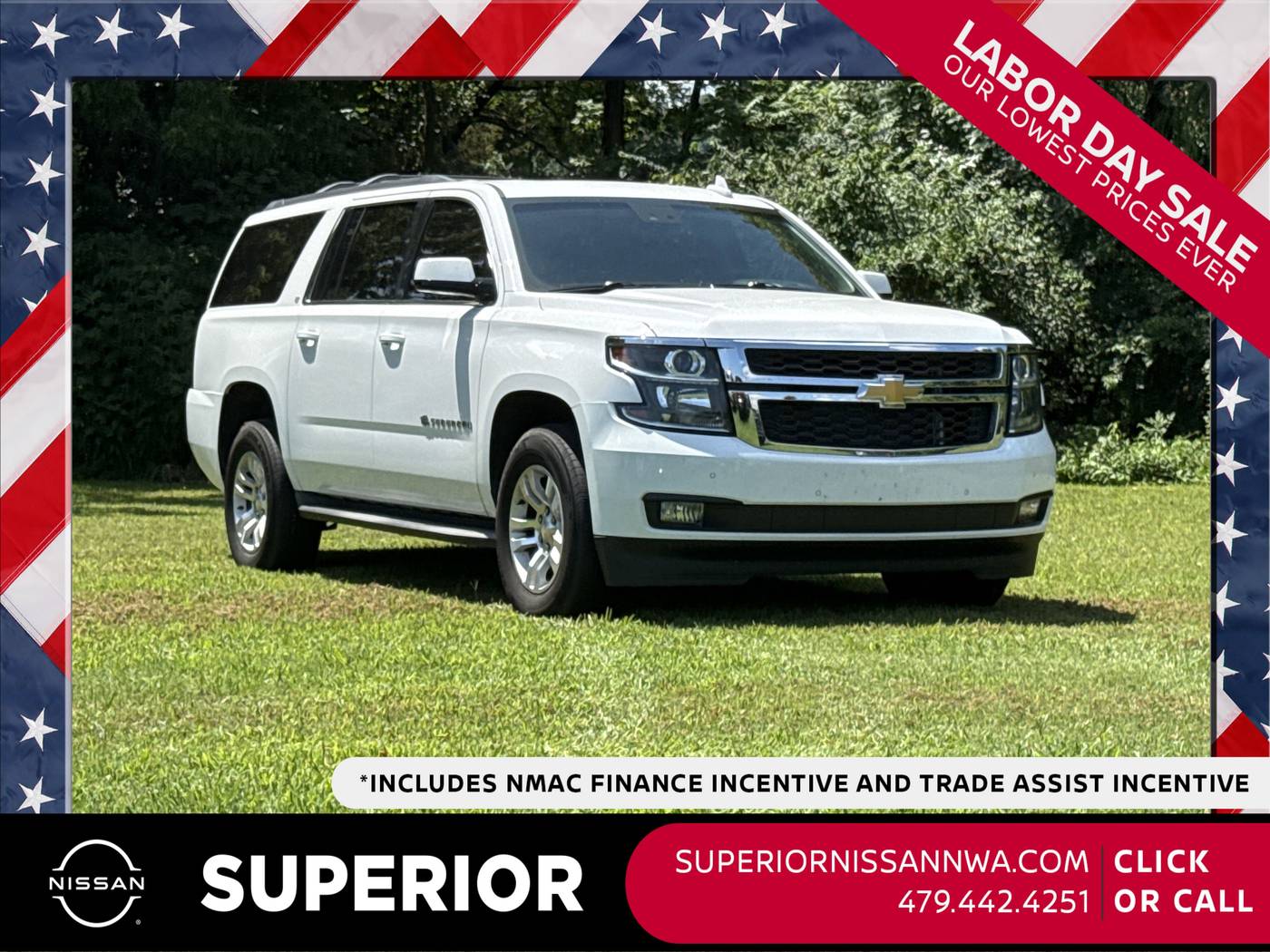 2015 Chevrolet Suburban LT — SUV — 188,369 mi — Fayetteville, AR