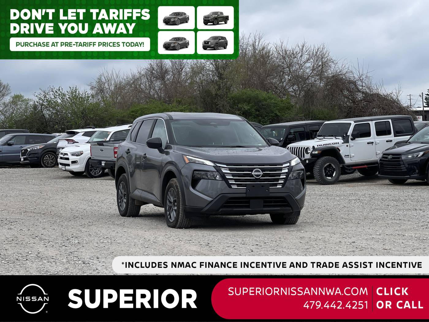 2024 Nissan Rogue S — SUV — 25,055 mi — Fayetteville, AR