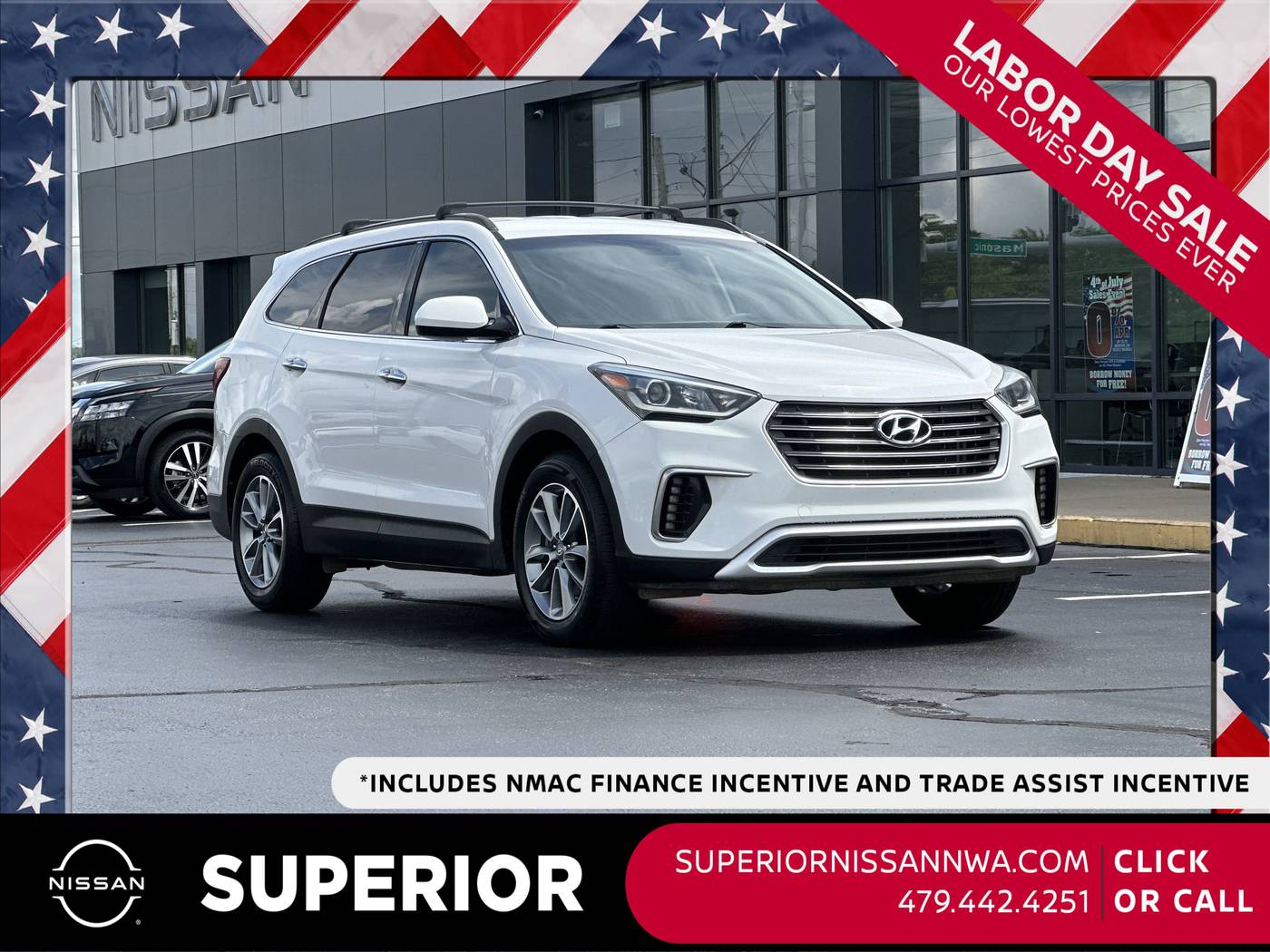 2018 Hyundai Santa Fe SE — SUV — 124,588 mi — Fayetteville, AR