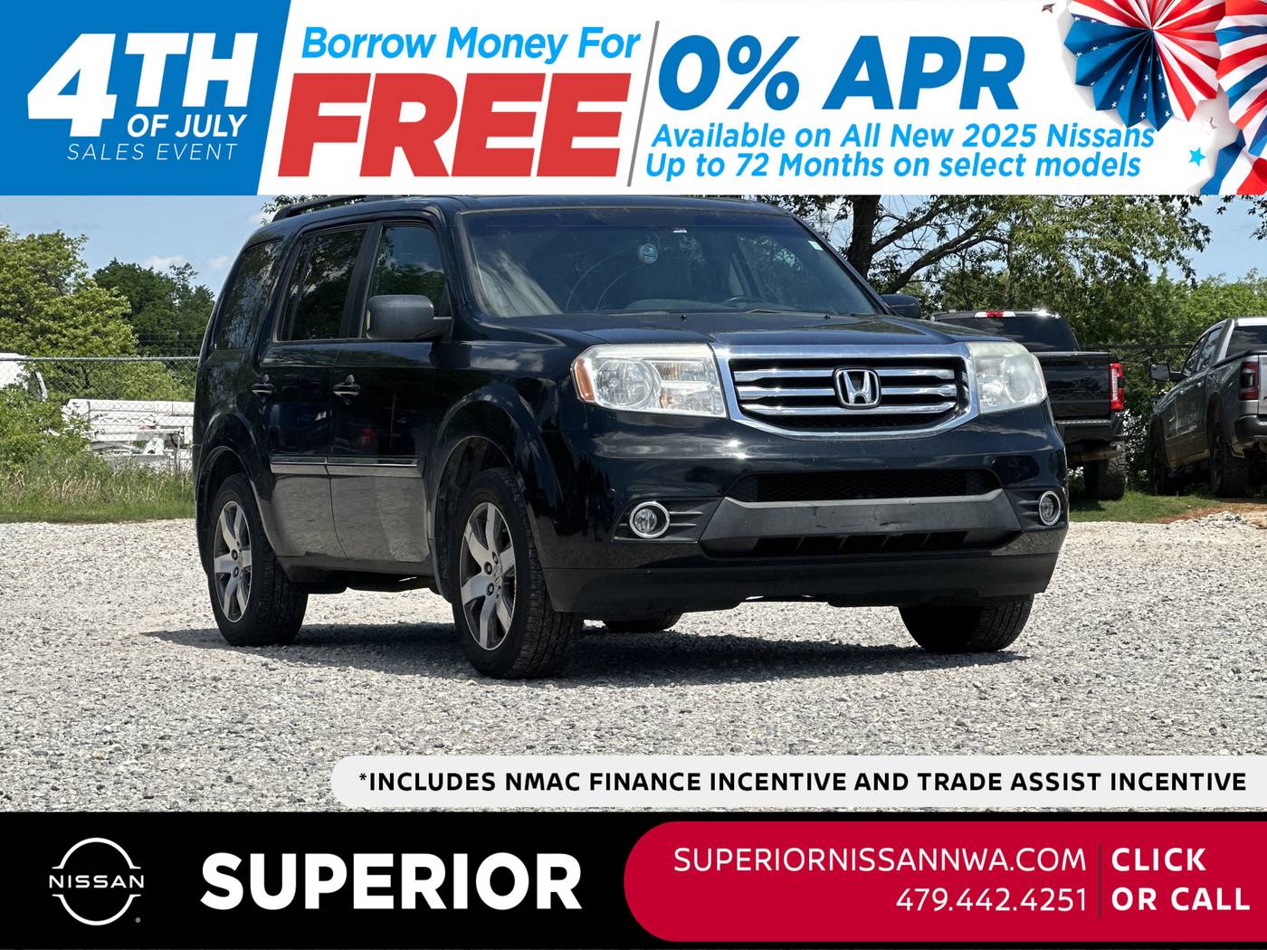 2013 Honda Pilot Touring — SUV — 148,083 mi — Fayetteville, AR