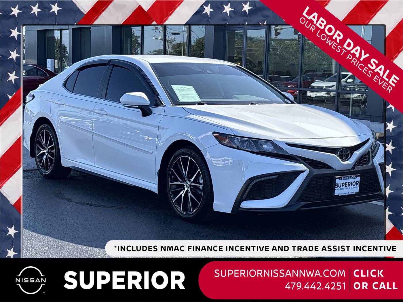 2023 Toyota Camry SE — Sedan — 20,787 mi — Fayetteville, AR