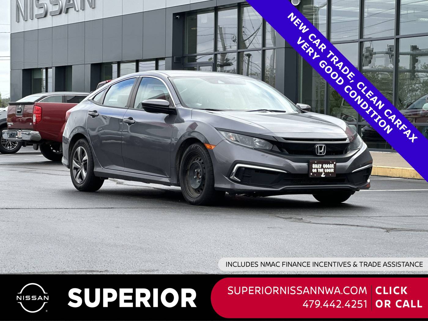 2021 Honda Civic LX — Sedan — 44,600 mi — Fayetteville, AR