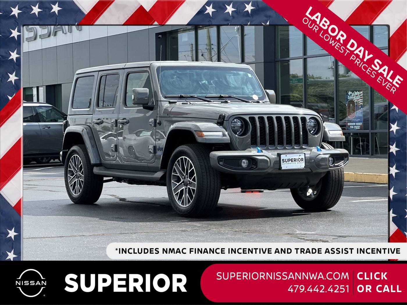 2022 Jeep Wrangler Sahara High Altitude 4xe — SUV — 47,392 mi — Fayetteville, AR