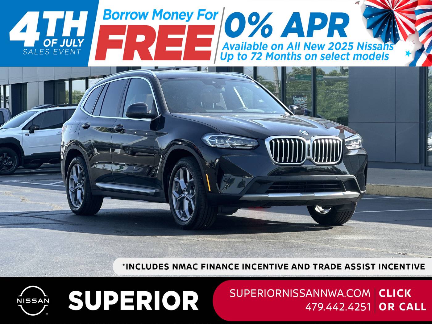 2024 BMW X3 30i — SUV — 38,547 mi — Fayetteville, AR