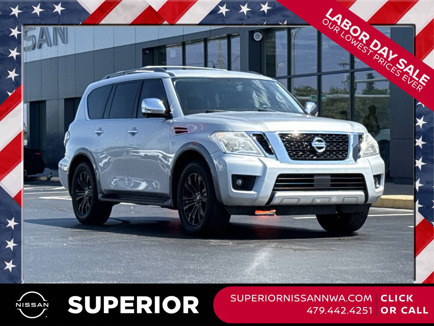 2018 Nissan Armada Platinum — SUV — 103,687 mi — Fayetteville, AR