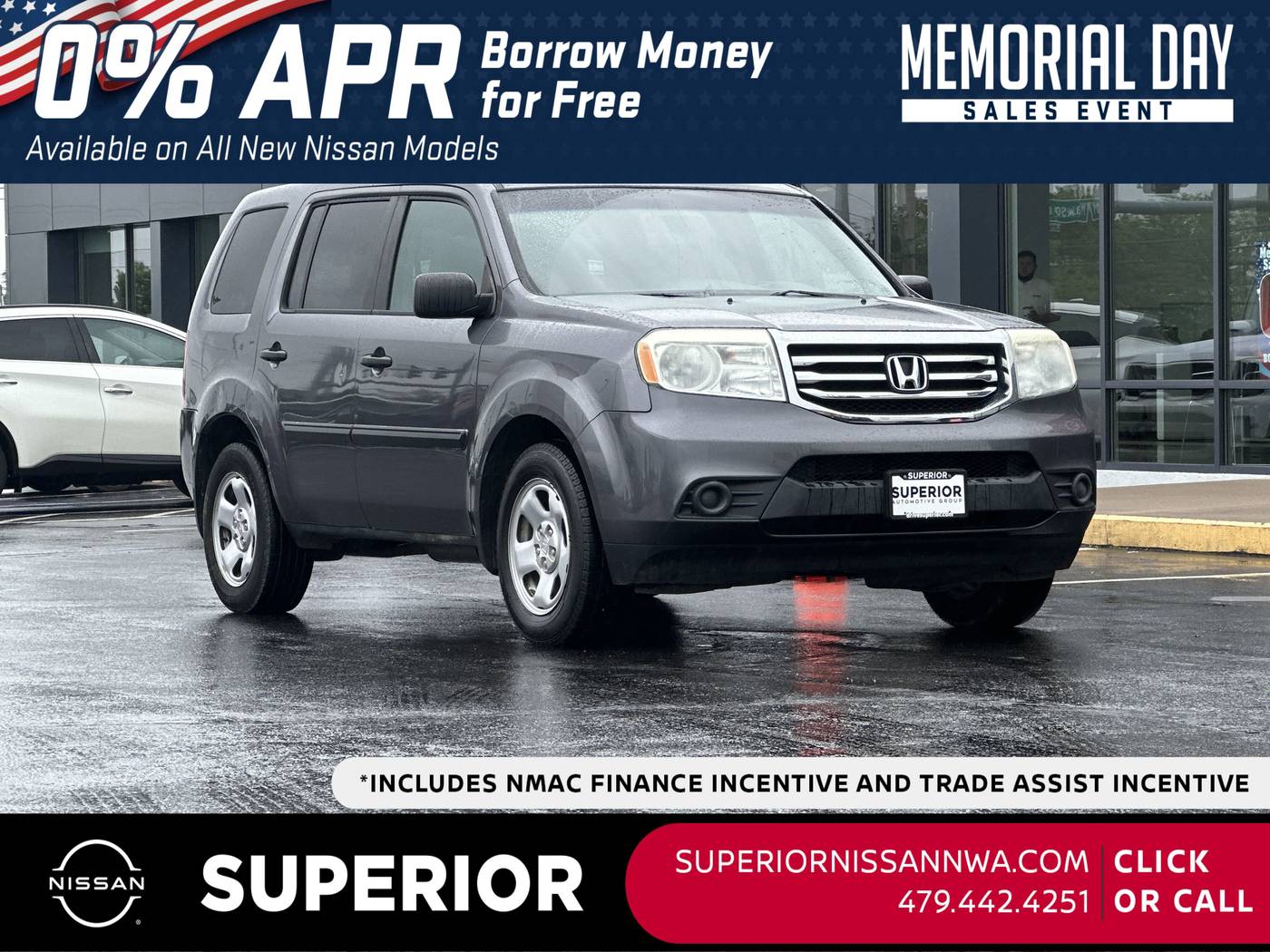 2015 Honda Pilot LX — SUV — 153,529 mi — Fayetteville, AR
