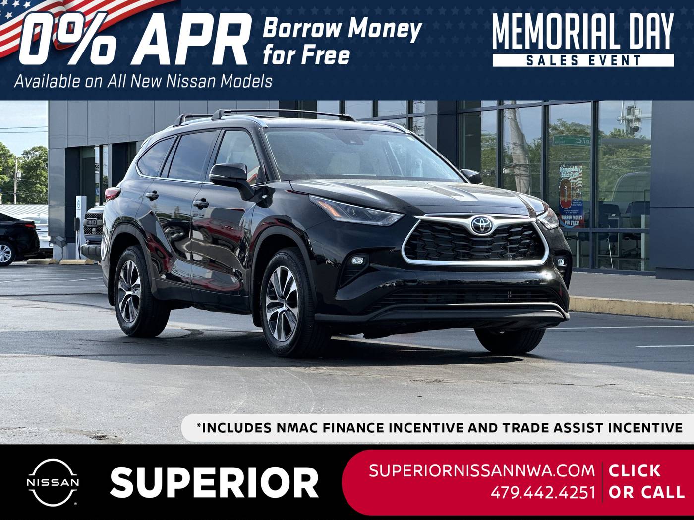 2021 Toyota Highlander XLE — SUV — 59,149 mi — Fayetteville, AR