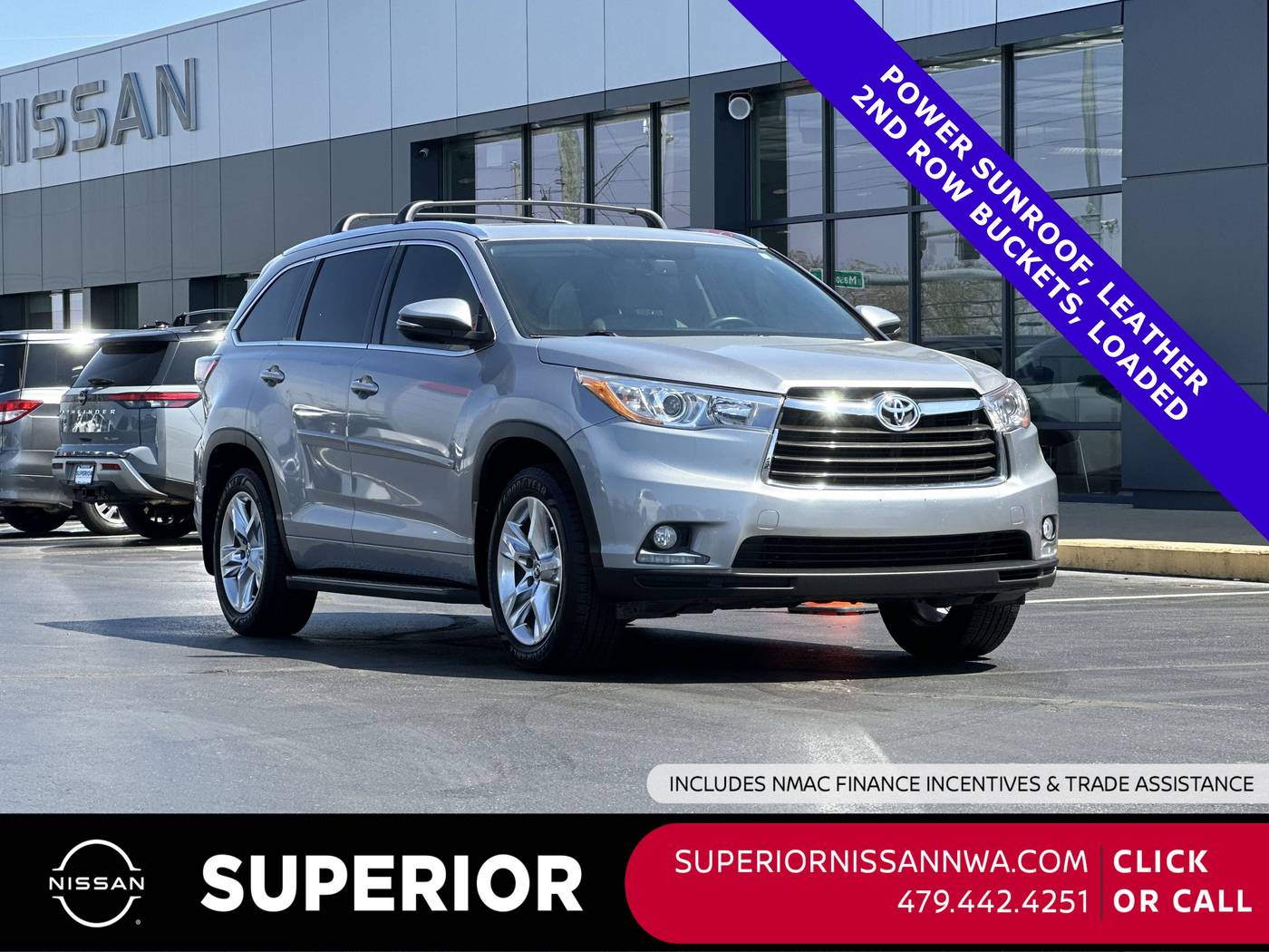 2016 Toyota Highlander Limited — SUV — 104,585 mi — Fayetteville, AR