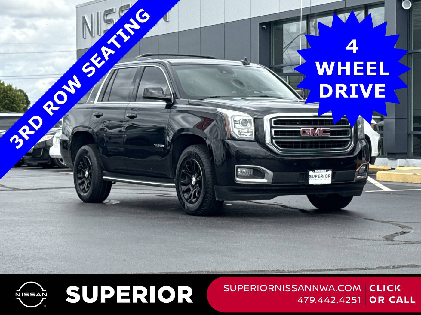2018 GMC Yukon SLT — SUV — 122,094 mi — Fayetteville, AR