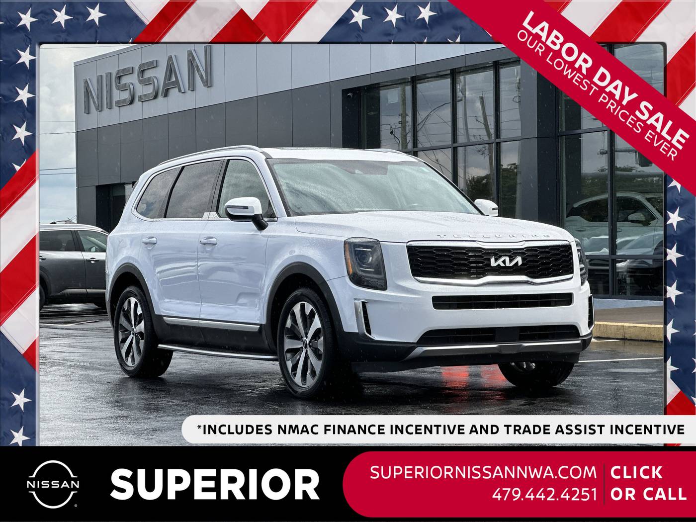 2022 Kia Telluride S — SUV — 78,057 mi — Fayetteville, AR