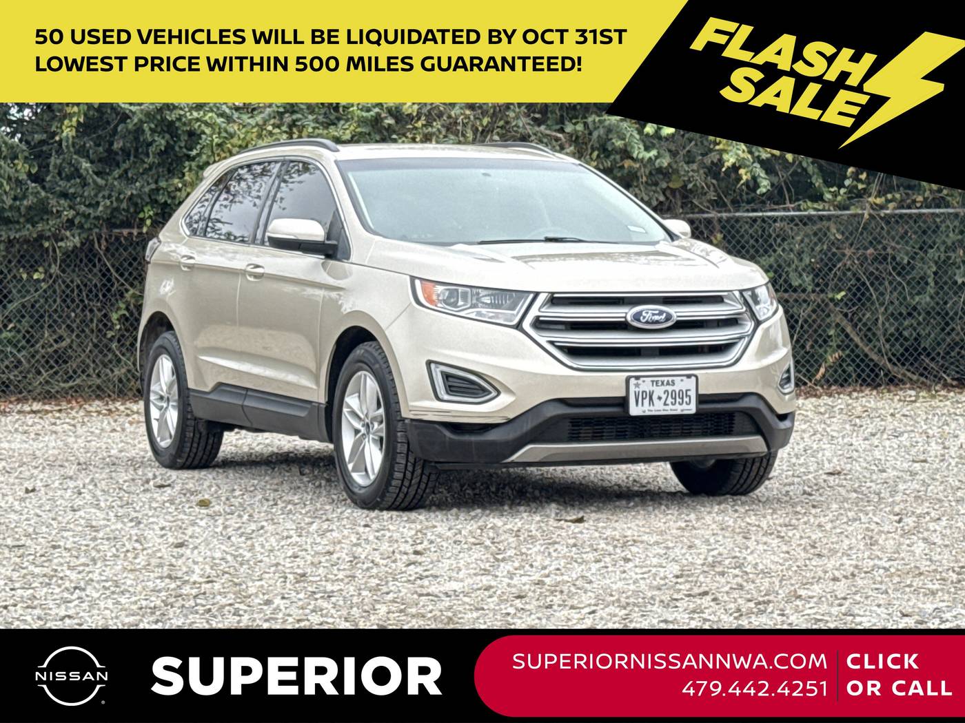 2018 Ford Edge SEL — SUV — 92,939 mi — Fayetteville, AR