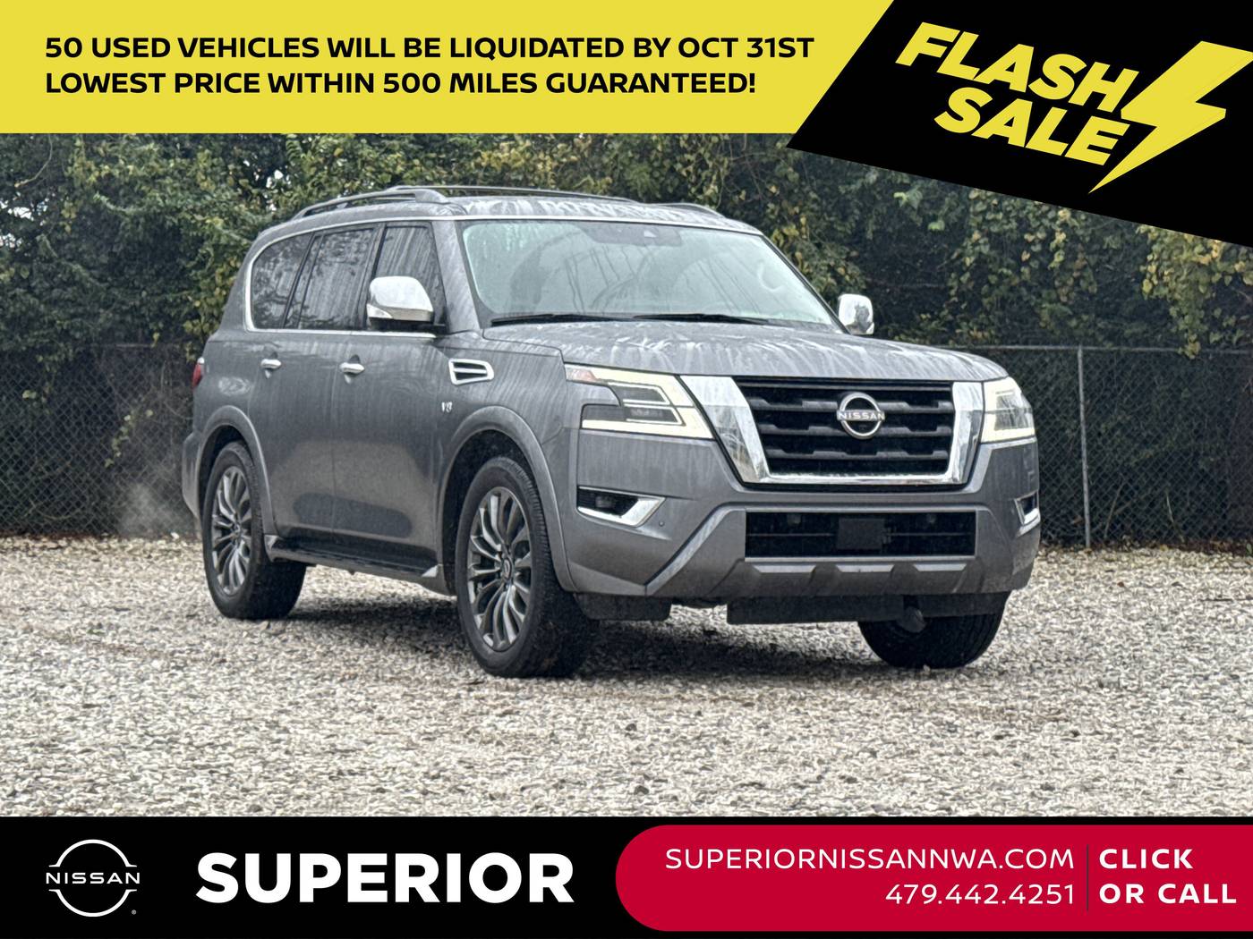 2021 Nissan Armada Platinum — SUV — 102,618 mi — Fayetteville, AR