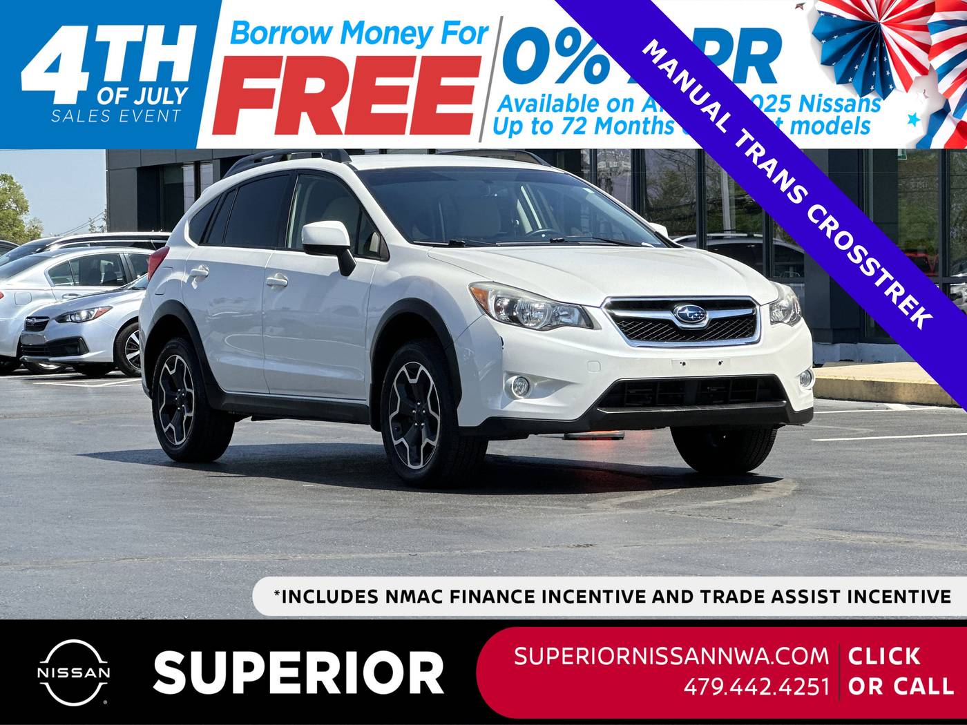 2014 Subaru XV Crosstrek 2.0i Premium — SUV — 94,357 mi — Fayetteville, AR