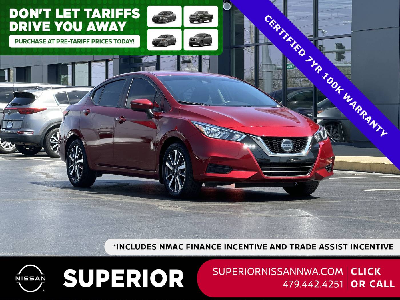 2020 Nissan Versa SV — Sedan — 35,278 mi — Fayetteville, AR