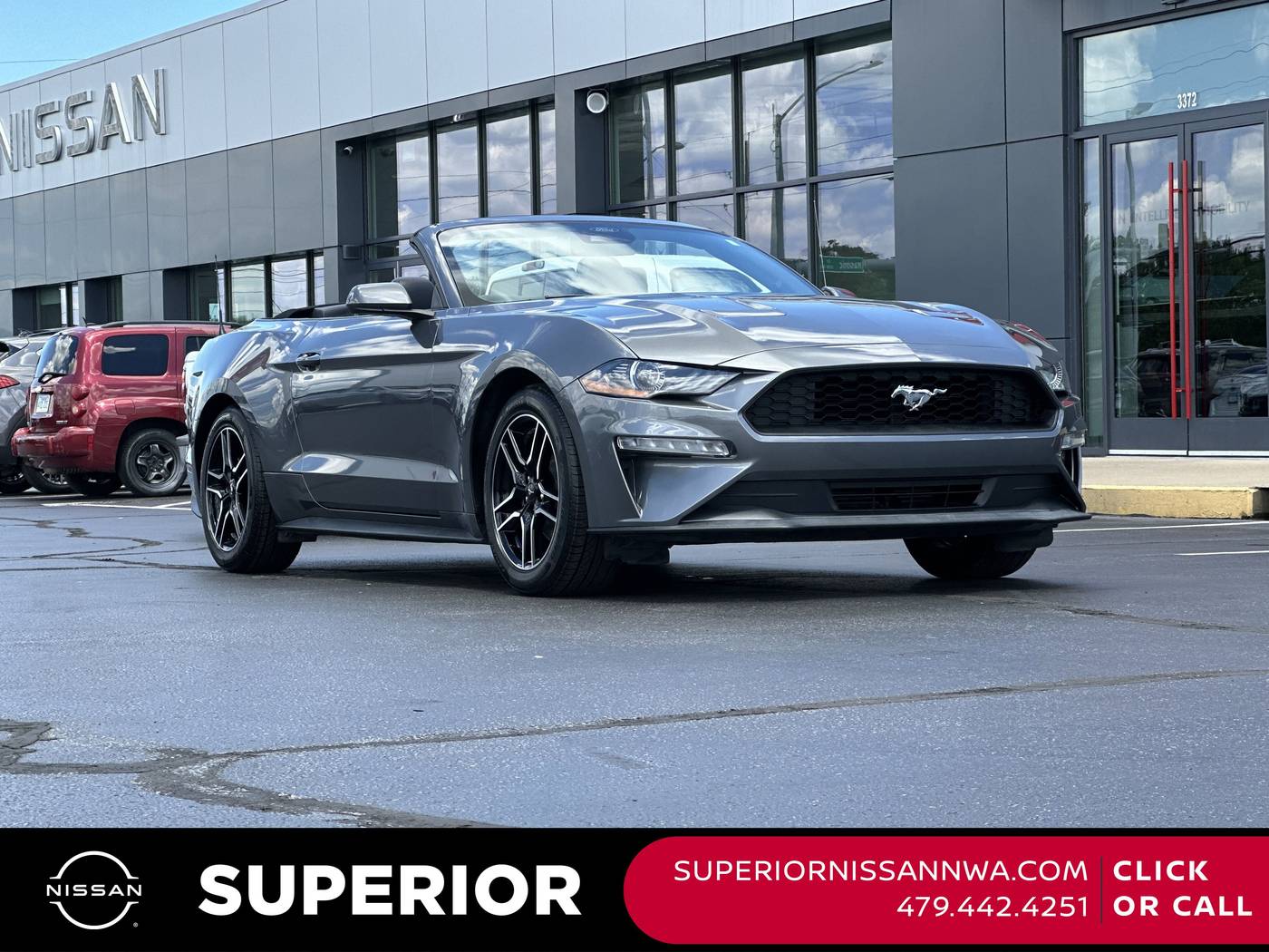 2023 Ford Mustang EcoBoost — Convertible — 49,121 mi — Fayetteville, AR