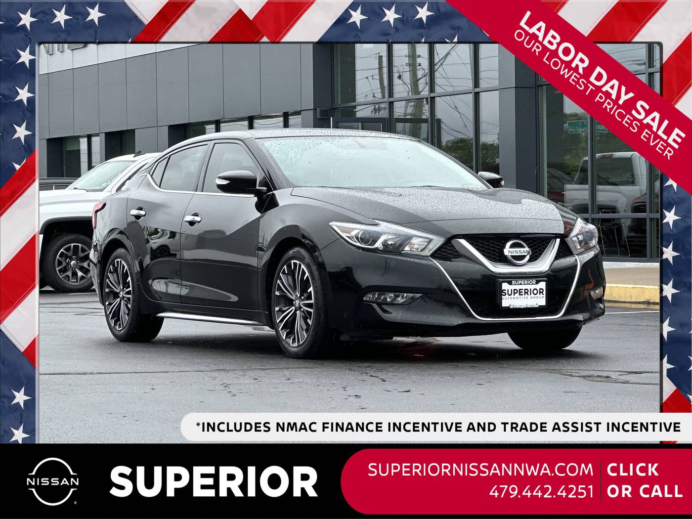 2017 Nissan Maxima SV — Sedan — 67,117 mi — Fayetteville, AR