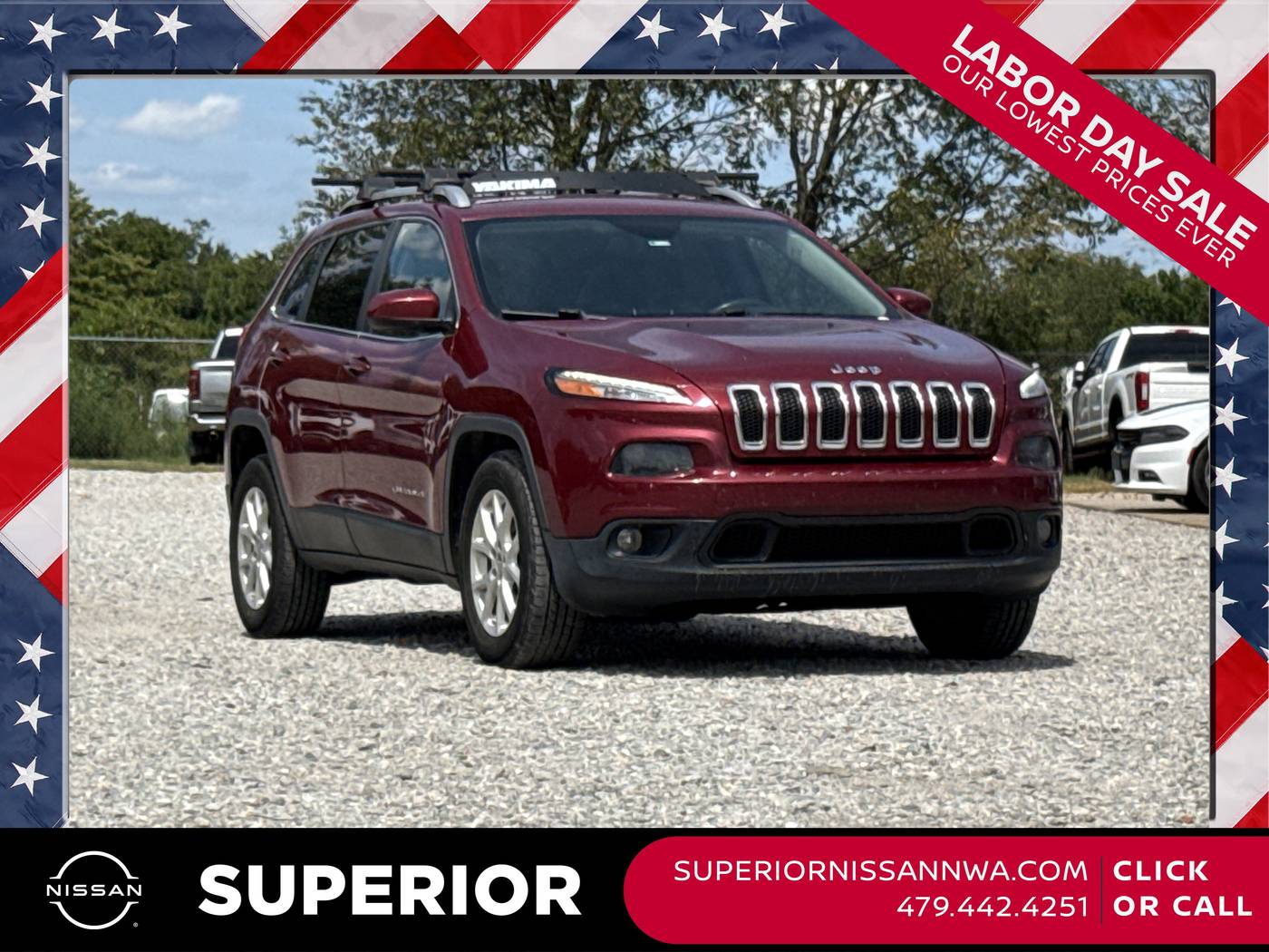 2016 Jeep Cherokee Latitude — SUV — 129,912 mi — Fayetteville, AR
